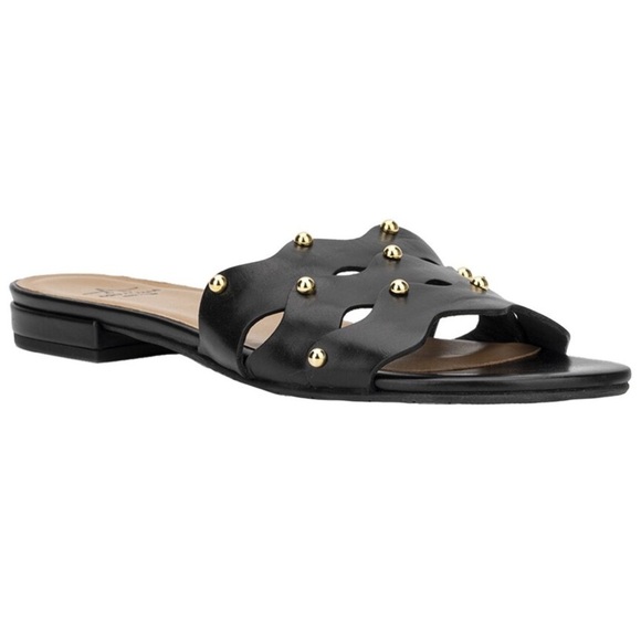 AQUATALIA‎ Torri Studded Slide Sandal Sz 7.5 - Picture 1 of 8